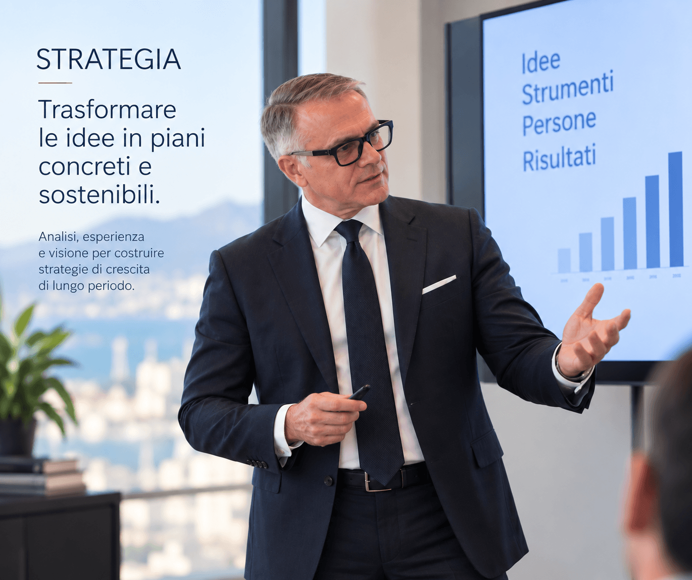 Strategia d'impresa — trasformare le idee in piani concreti e sostenibili